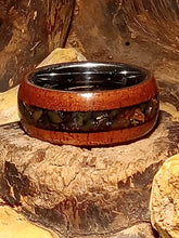 Load image into Gallery viewer, Fire Opal Akoume Bentwood Ring