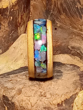 Load image into Gallery viewer, Welo Opal Birch Wideband Bentwood Ring