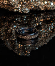 Load image into Gallery viewer, Iron Pyrite Tungsten Ring
