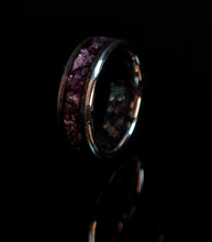 Load image into Gallery viewer, Amethyst Tungsten Ring
