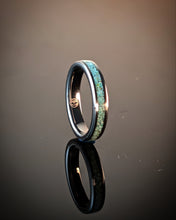 Load image into Gallery viewer, Chrysocolla Stackable Tungsten Ring
