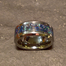 Load image into Gallery viewer, Azurite Tungsten Ring
