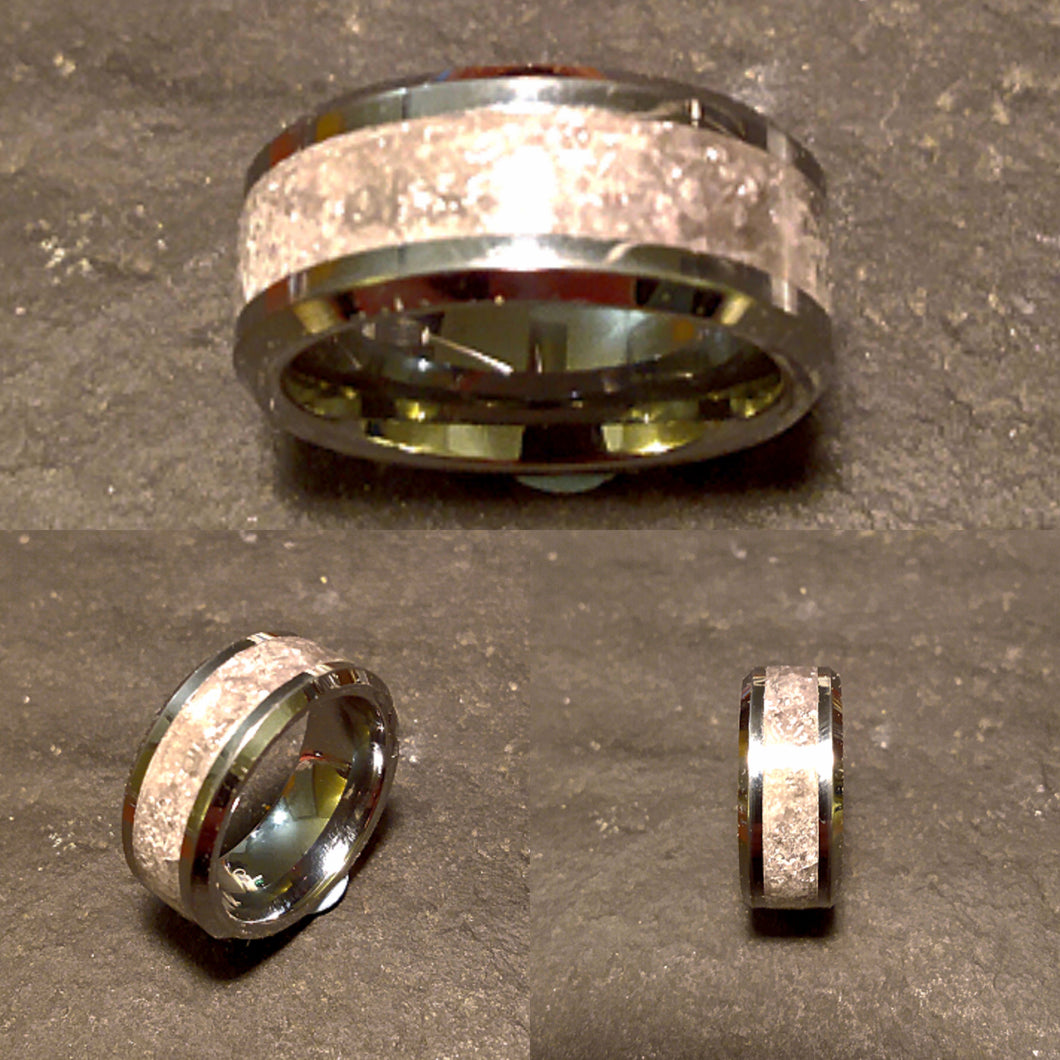 Moonstone Tungsten Ring