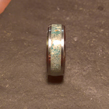 Load image into Gallery viewer, Emerald Tungsten Ring
