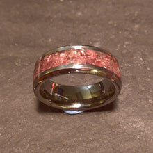 Load image into Gallery viewer, Garnet Tungsten Ring
