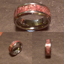 Load image into Gallery viewer, Garnet Tungsten Ring
