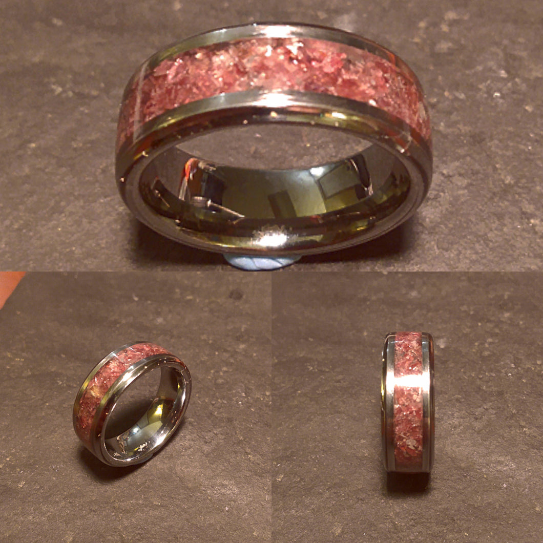 Garnet Tungsten Ring