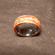 Load image into Gallery viewer, Petrified Wood Cedar Bentwood Ring
