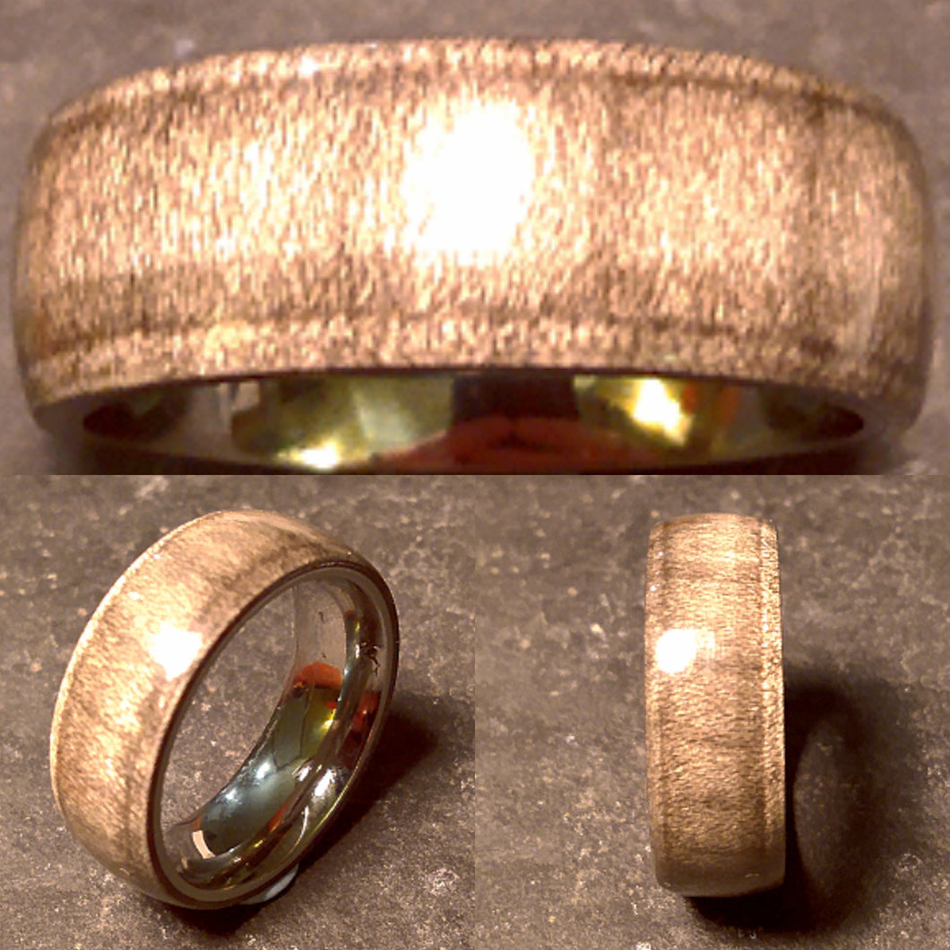 Silver Maple Bentwood Ring