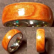 Load image into Gallery viewer, Madrona Burl Bentwood Ring
