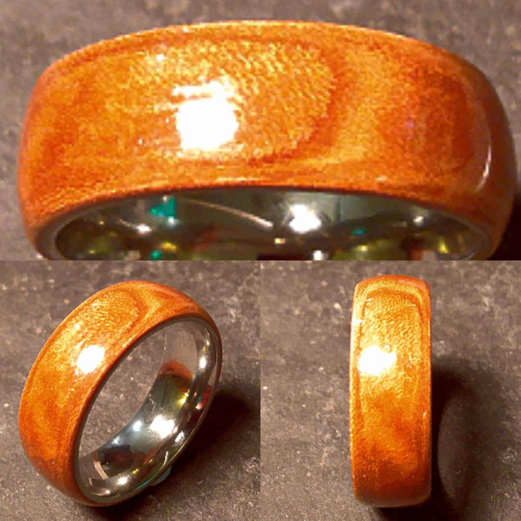 Madrona Burl Bentwood Ring