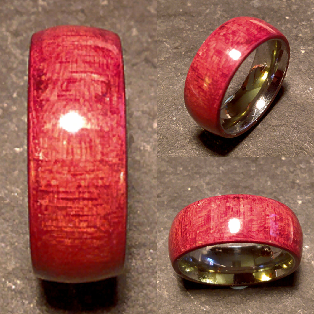 Purpleheart Bentwood Ring