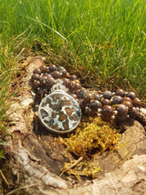 Load image into Gallery viewer, Pallasite Meteorite and Pietersite Necklace
